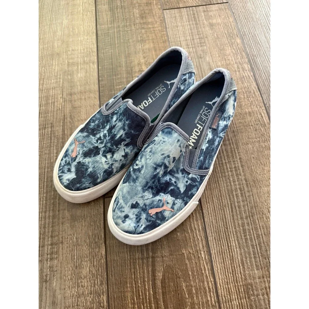 Big Kids Puma Bari Slip Ons Sz. 5.5c